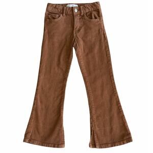 ZARA KIDS Brown Cord Flare Pants Size 6